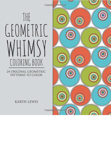 Geometric Whimsy Coloring Book